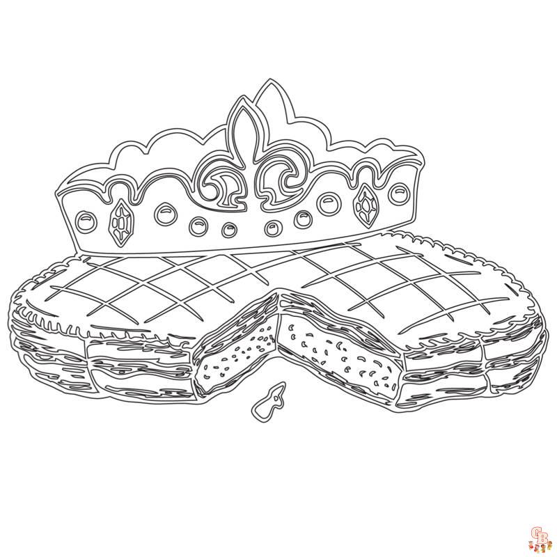 Coloriage Galette Des Rois