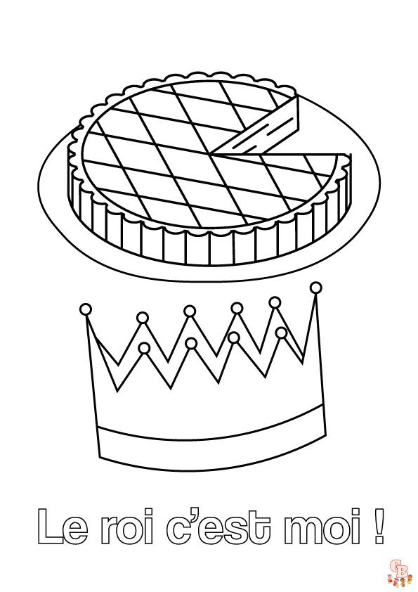 Coloriage Galette Des Rois