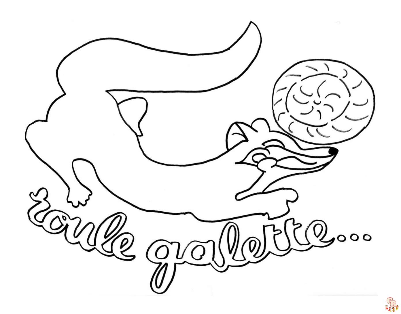 Coloriage Galette Des Rois