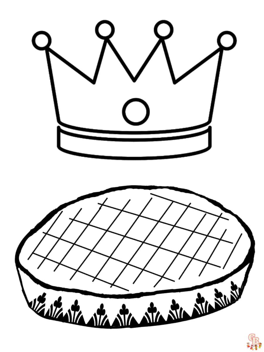 Coloriage Galette Des Rois