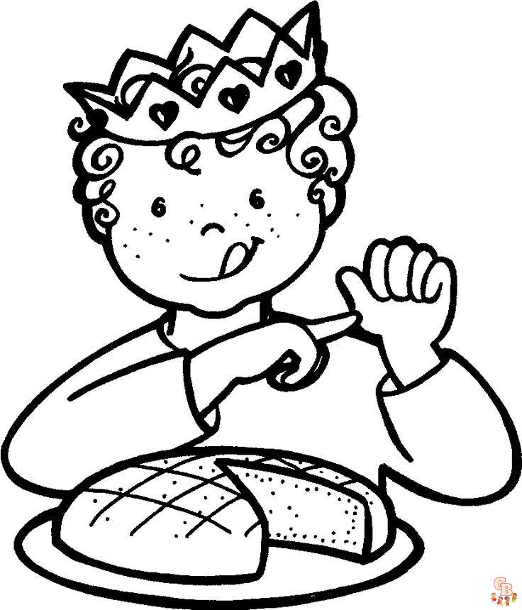 Coloriage Galette Des Rois