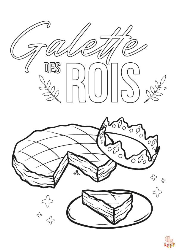 Coloriage Galette Des Rois