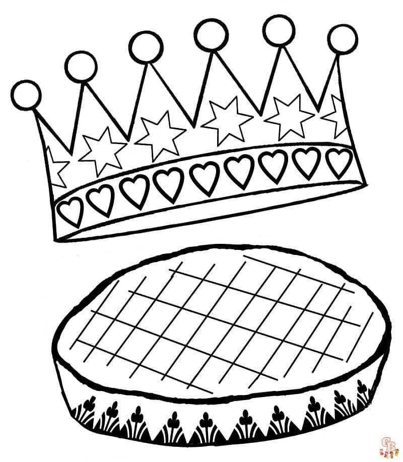 Coloriage Galette Des Rois