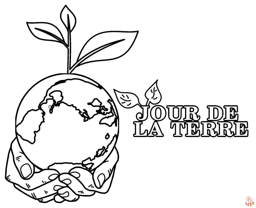 Coloriage Jour De La Terre