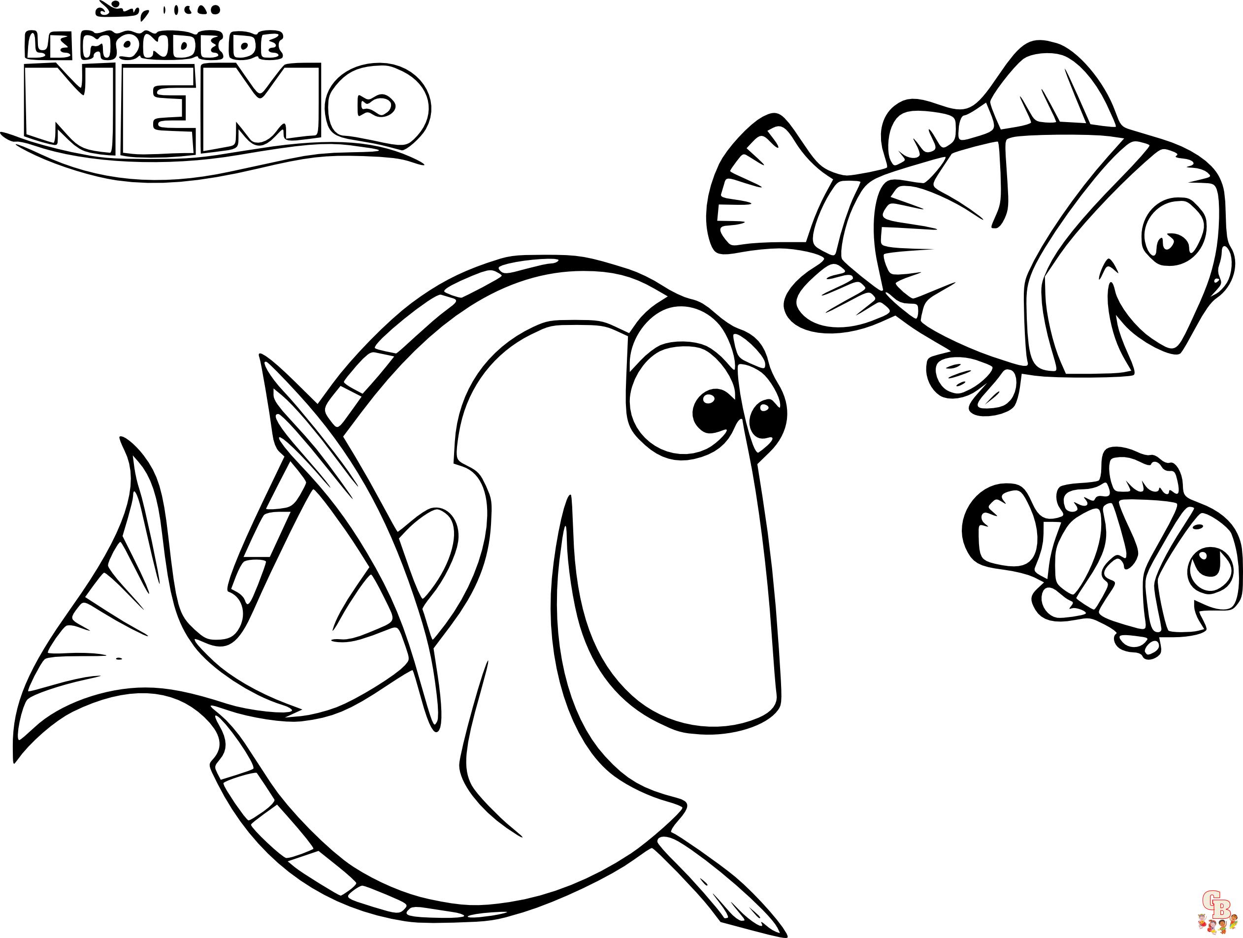 Coloriage Le Monde De Dory