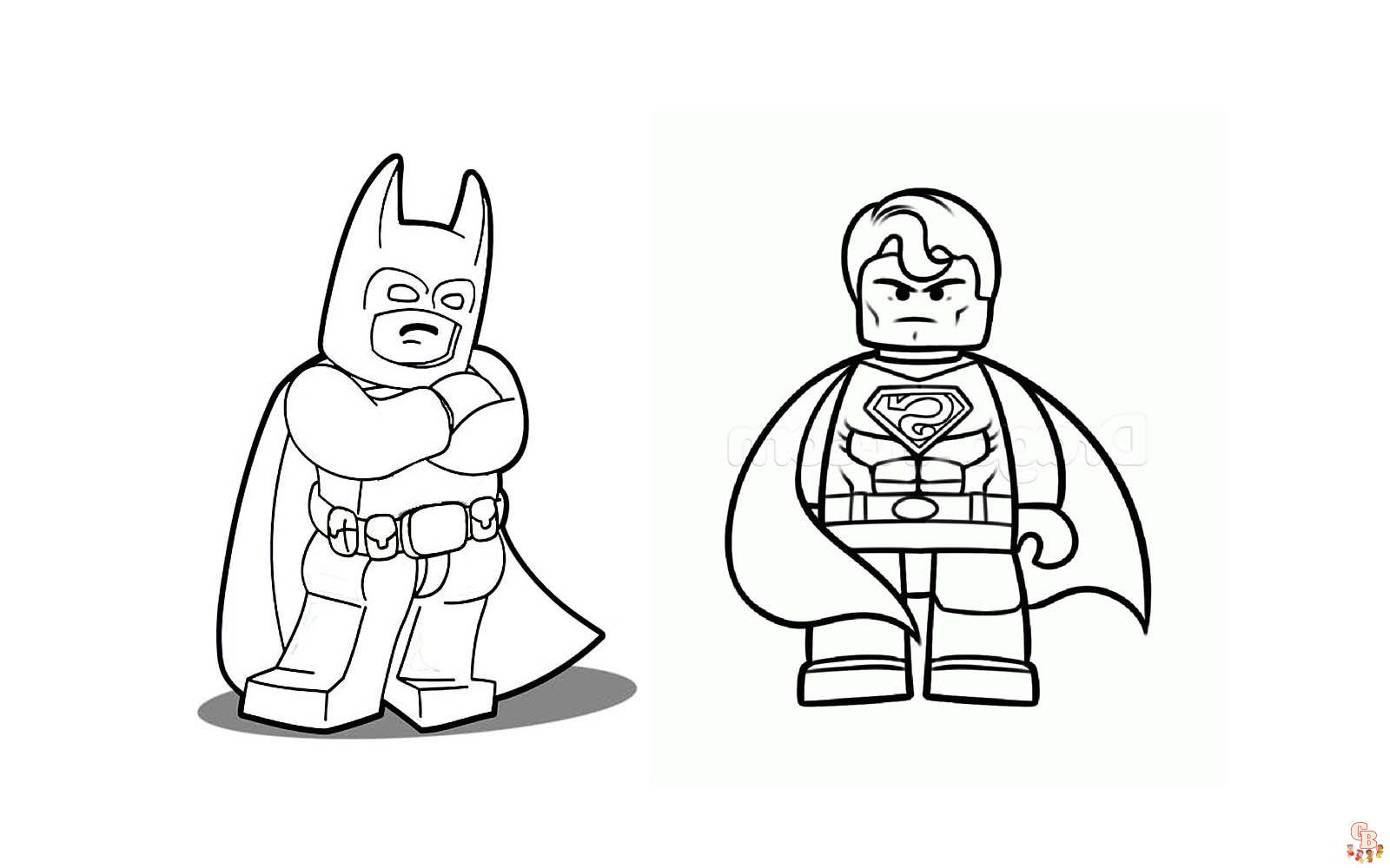 Coloriage Lego Super Heroes