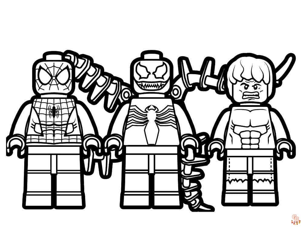 Colorear Lego Super Heroes Mejores Modelos gratis