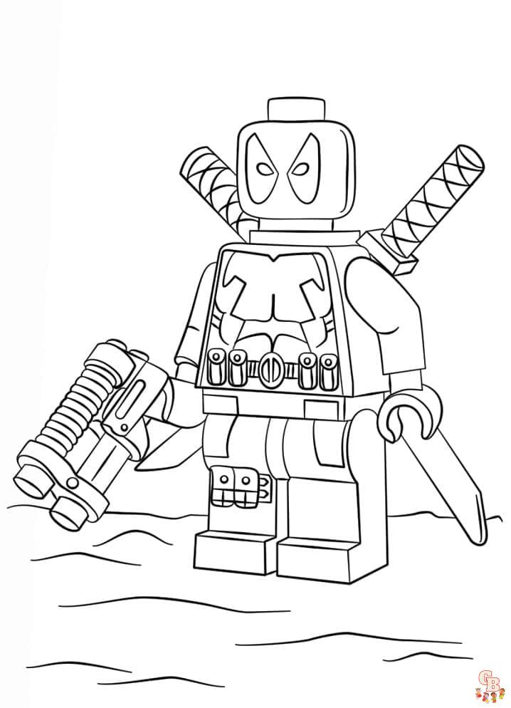 Coloriage Lego Super Heroes