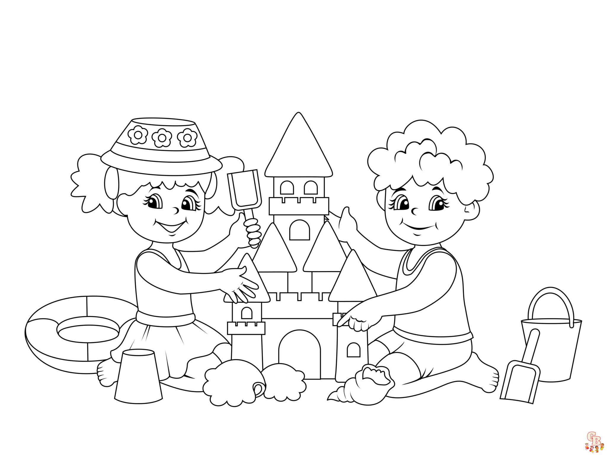 Coloriage Main Enfants