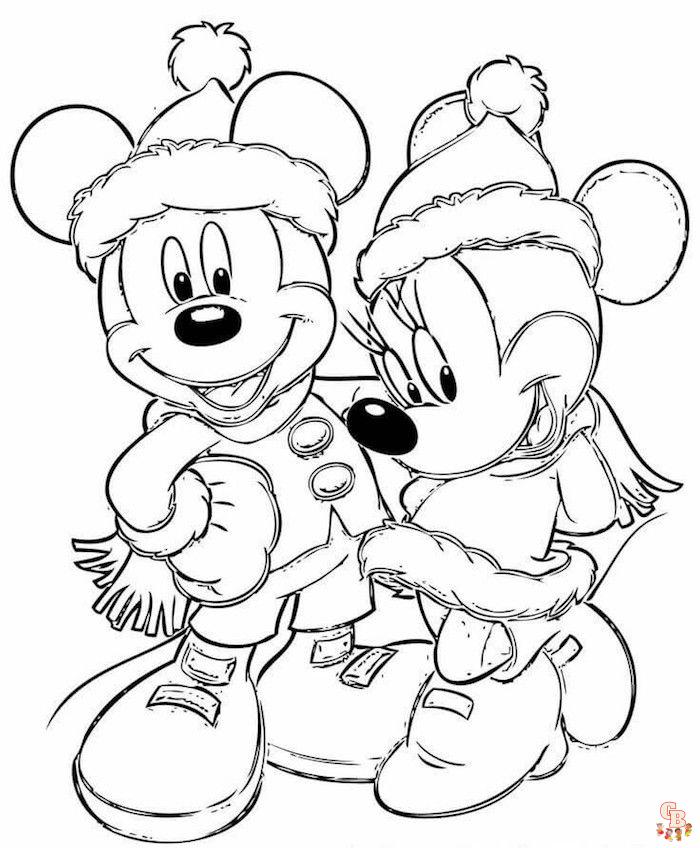 Coloriage Noel Disney