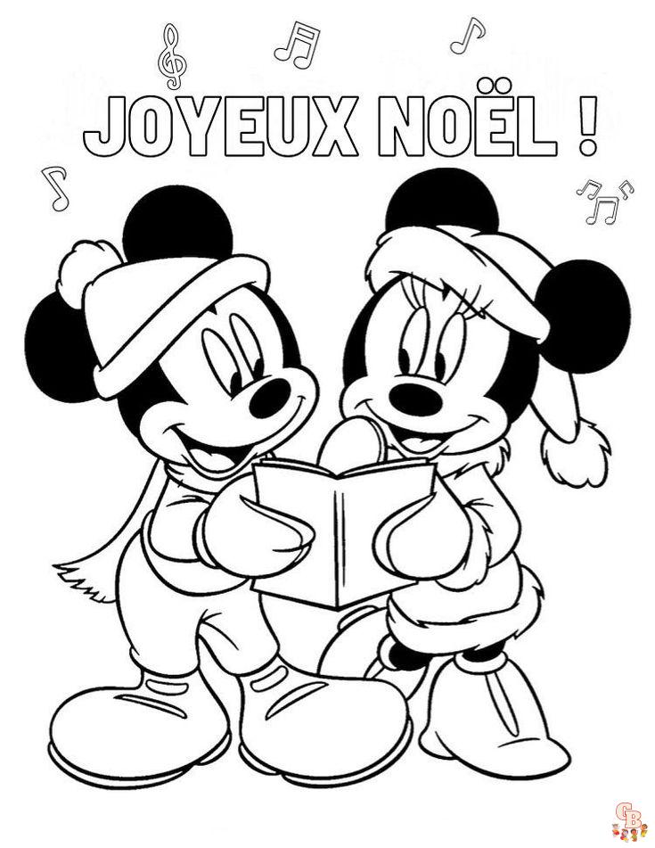 Coloriage Noel Disney