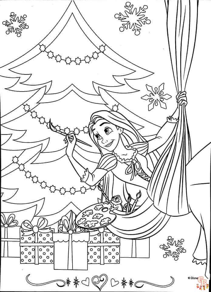 Coloriage Noel Disney