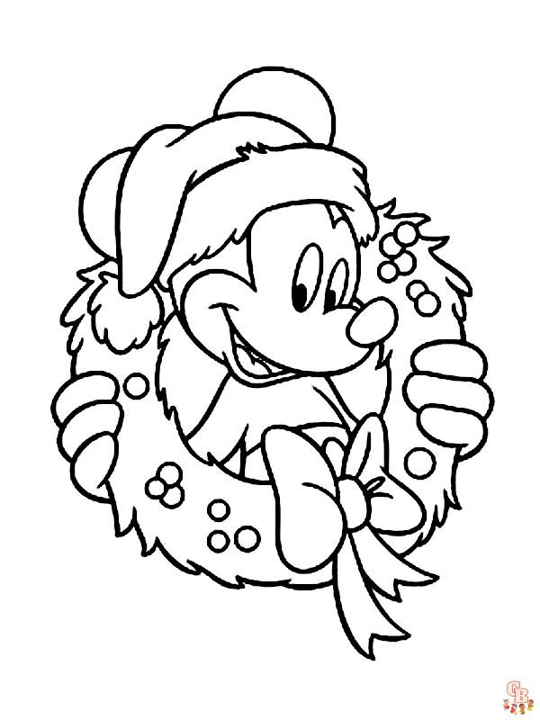 Coloriage Noel Disney