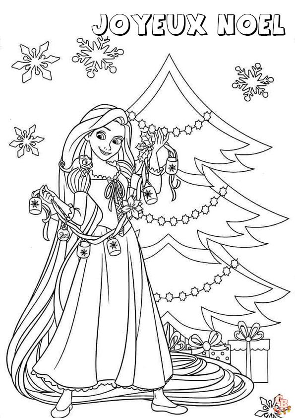 Coloriage Noel Disney