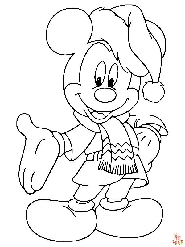 Coloriage Noel Disney