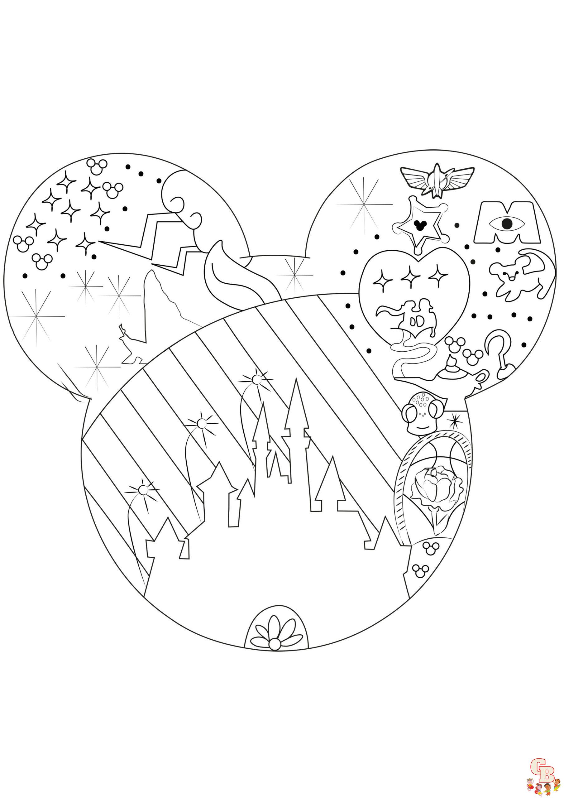 Coloriage Paques Disney