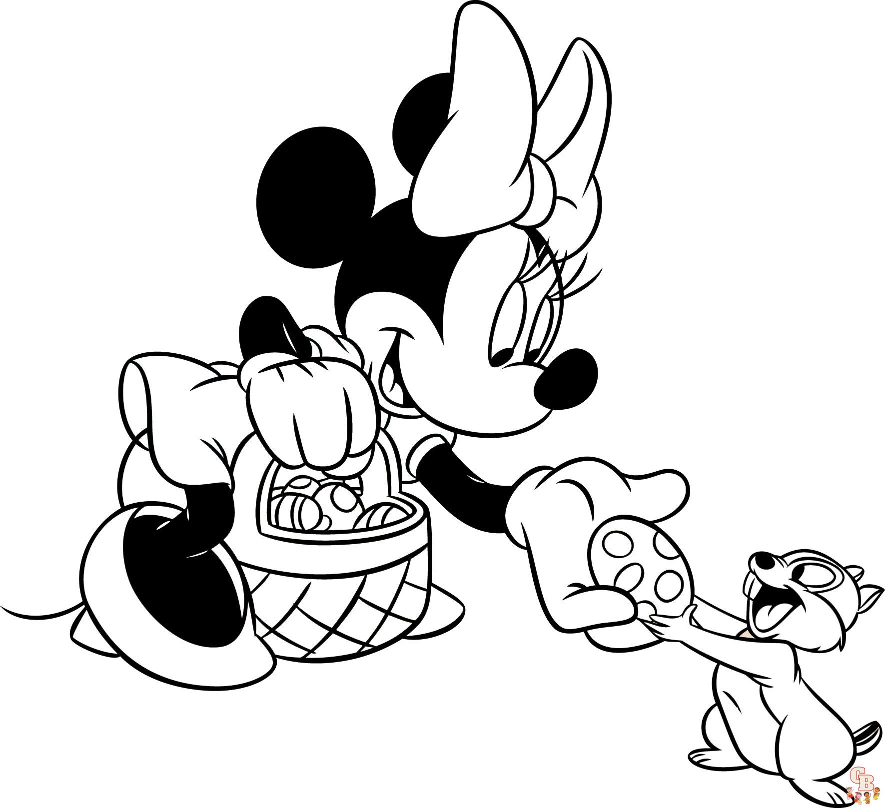 Coloriage Paques Disney