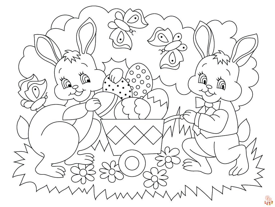 Coloriage Paques Disney