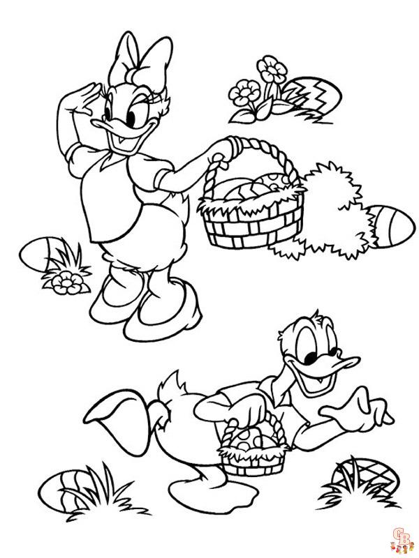 Coloriage Paques Disney