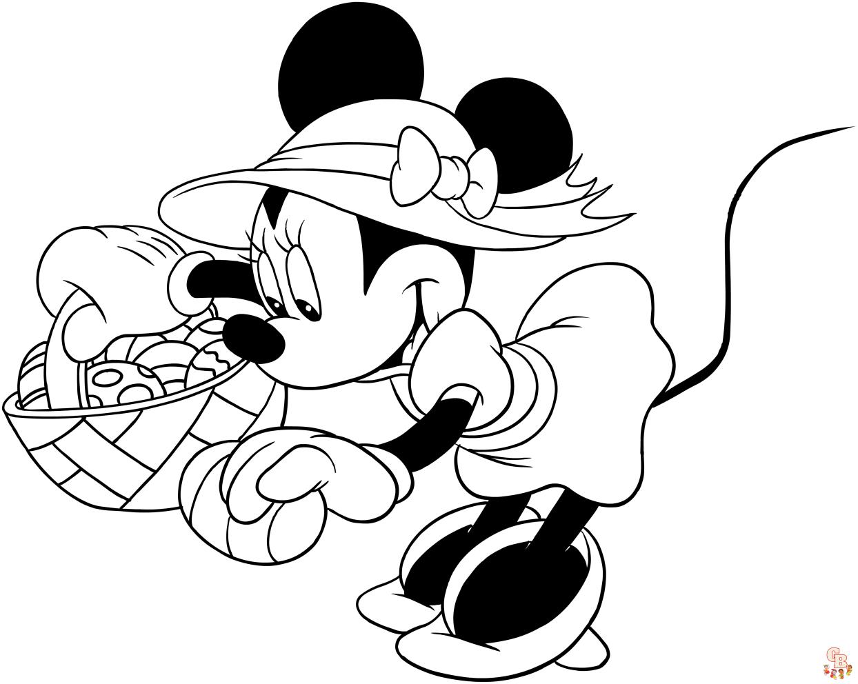 Coloriage Paques Disney