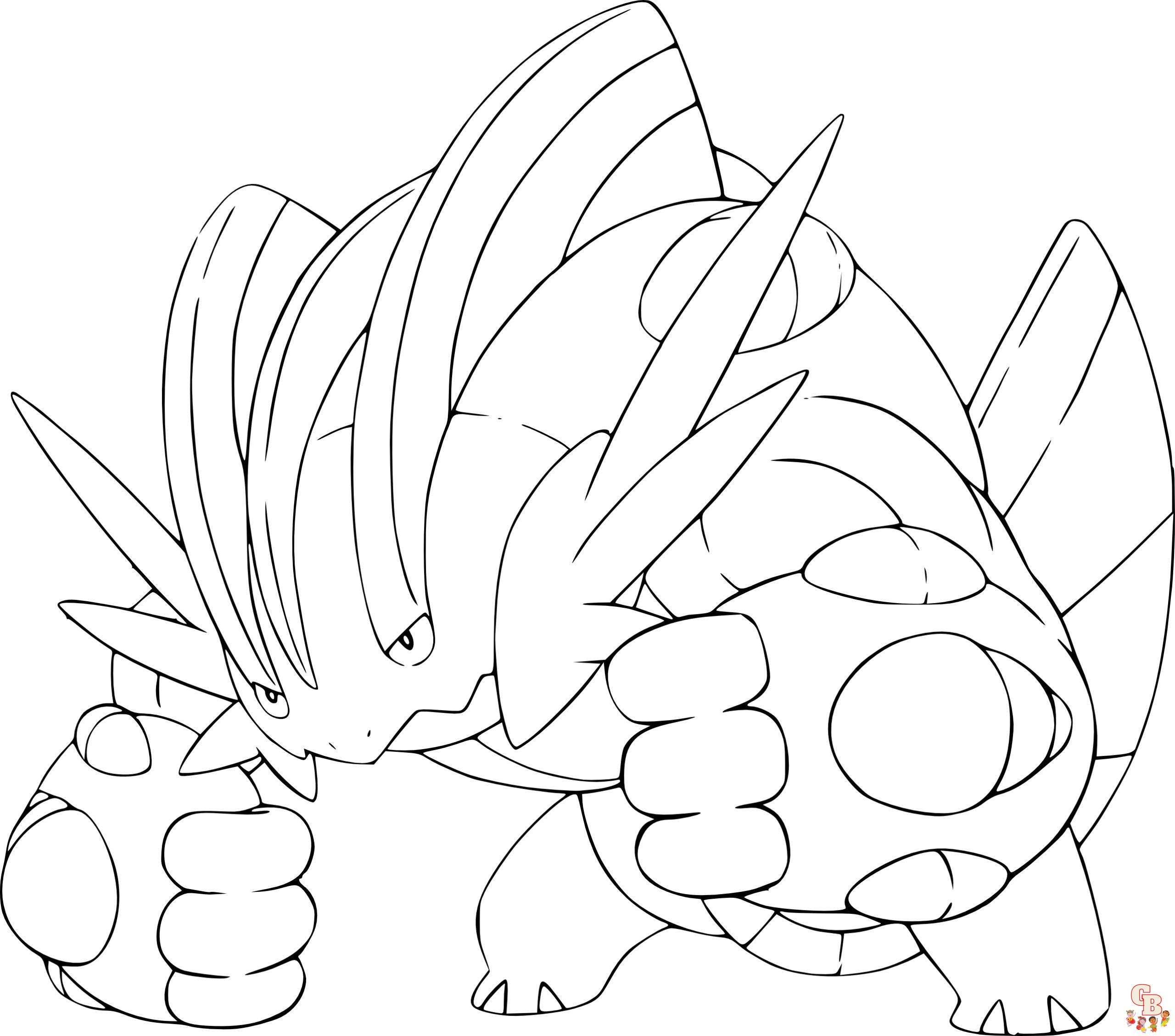 Coloriage Pokemon Mega Evolution