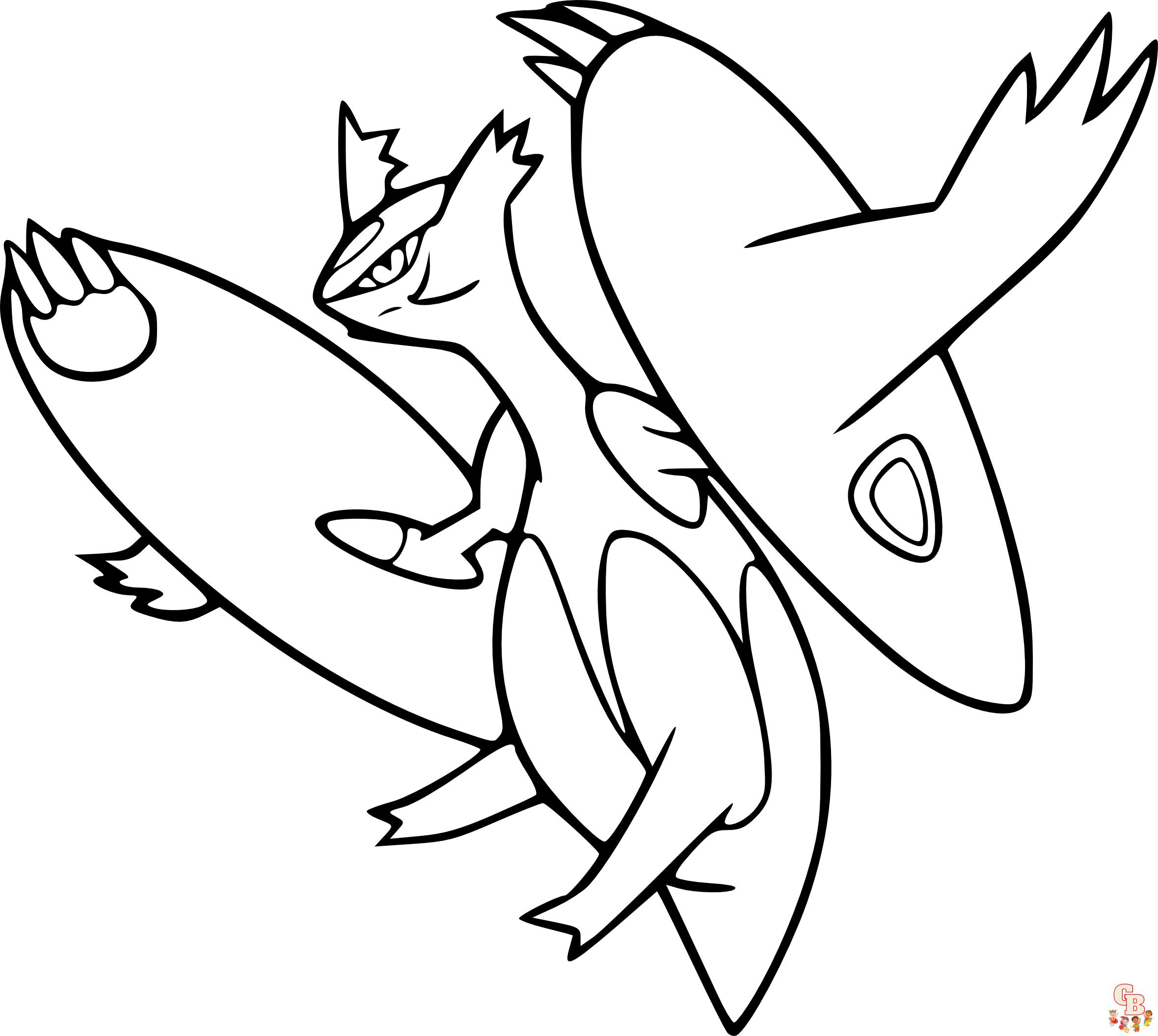 Coloriage Pokemon Mega Evolution