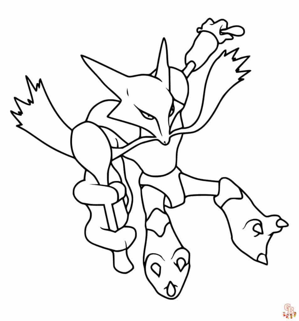 Coloriage Pokemon Mega Evolution