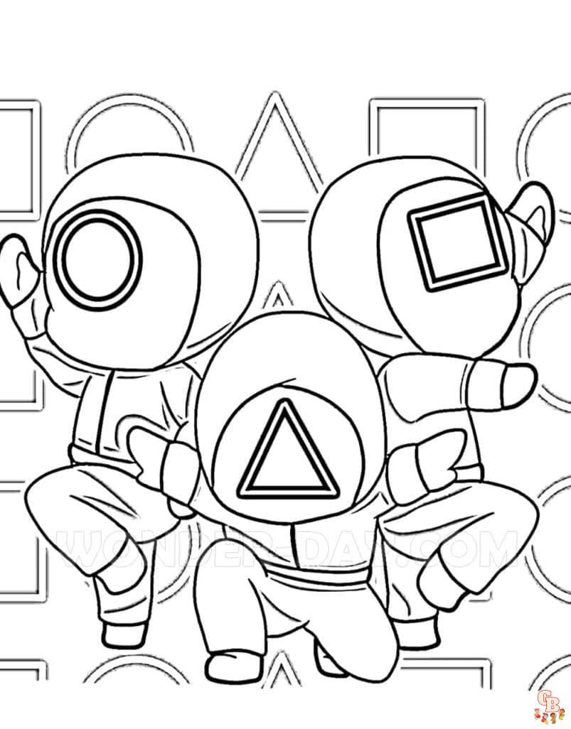 Coloriage Squid Games