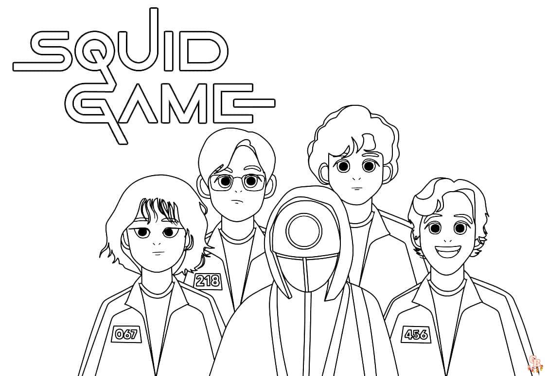 Coloriage Squid Games