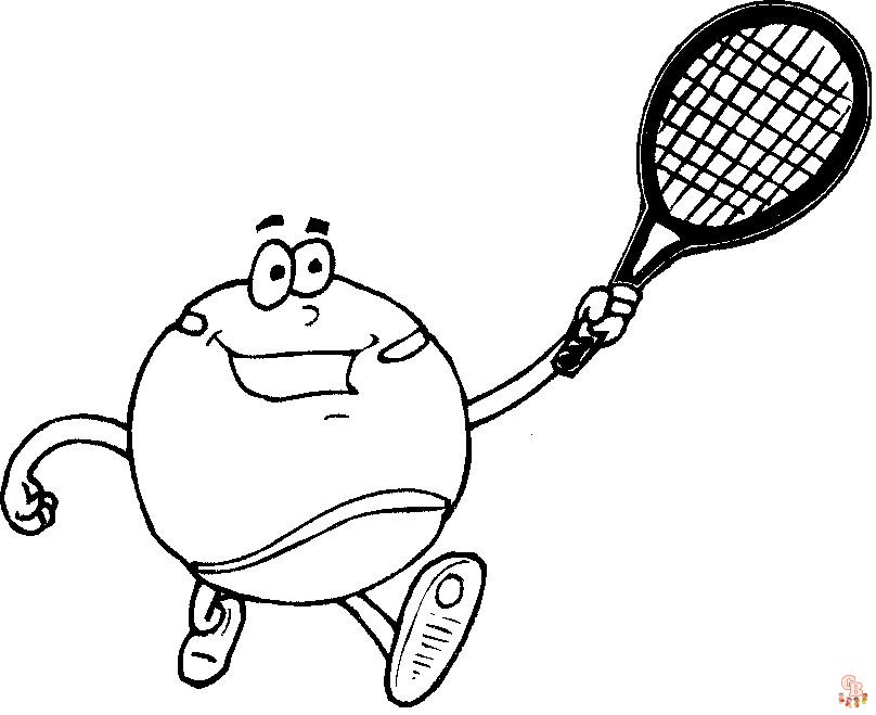 Coloriage Tennis