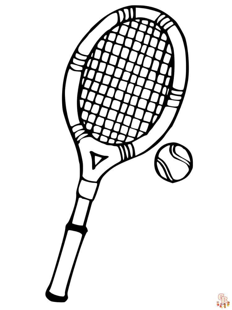 Coloriage Tennis