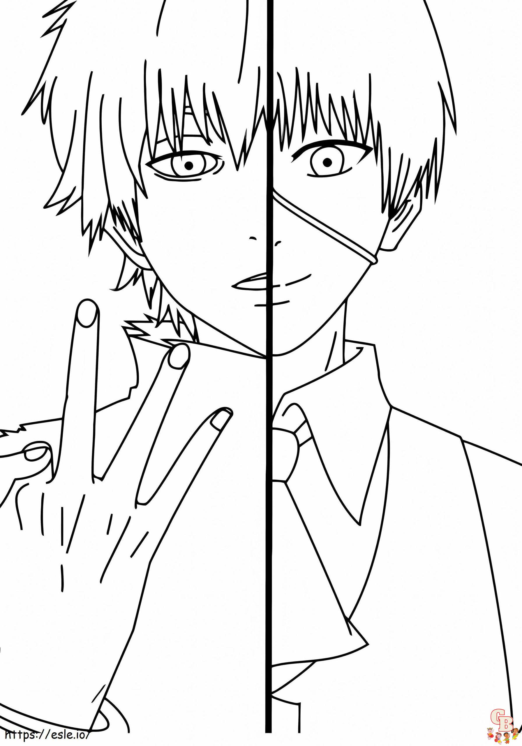 Coloriage Tokyo Ghoul