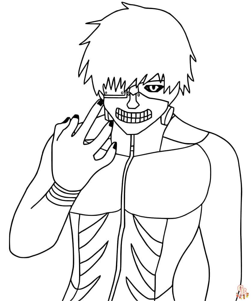 Coloriage Tokyo Ghoul