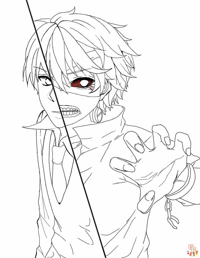 Coloriage Tokyo Ghoul