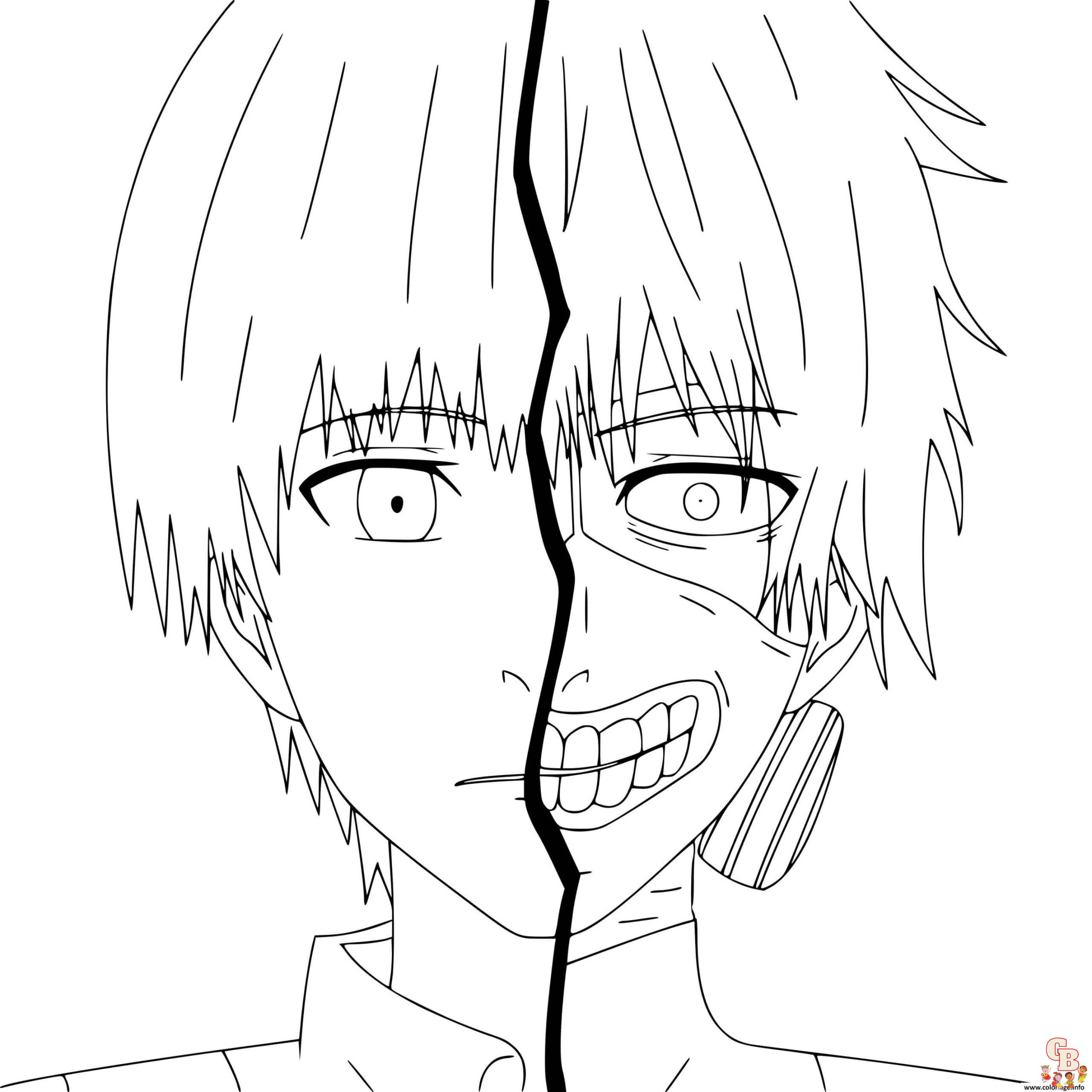 Coloriage Tokyo Ghoul