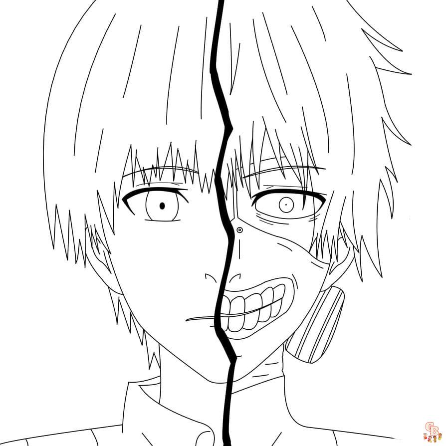 Coloriage Tokyo Ghoul