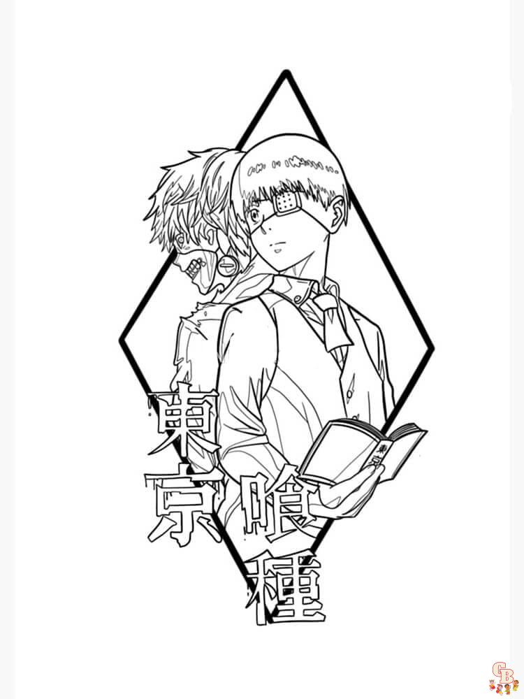 Coloriage Tokyo Ghoul