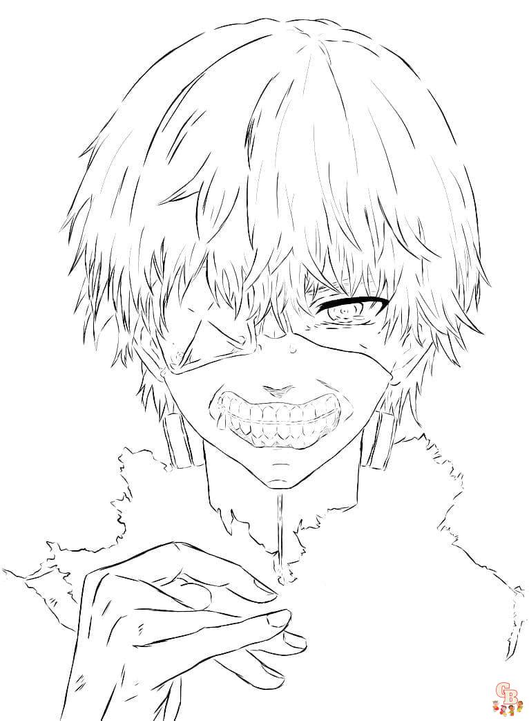 Coloriage Tokyo Ghoul