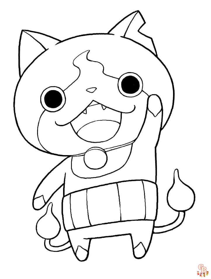 Coloriage Yokai Watch