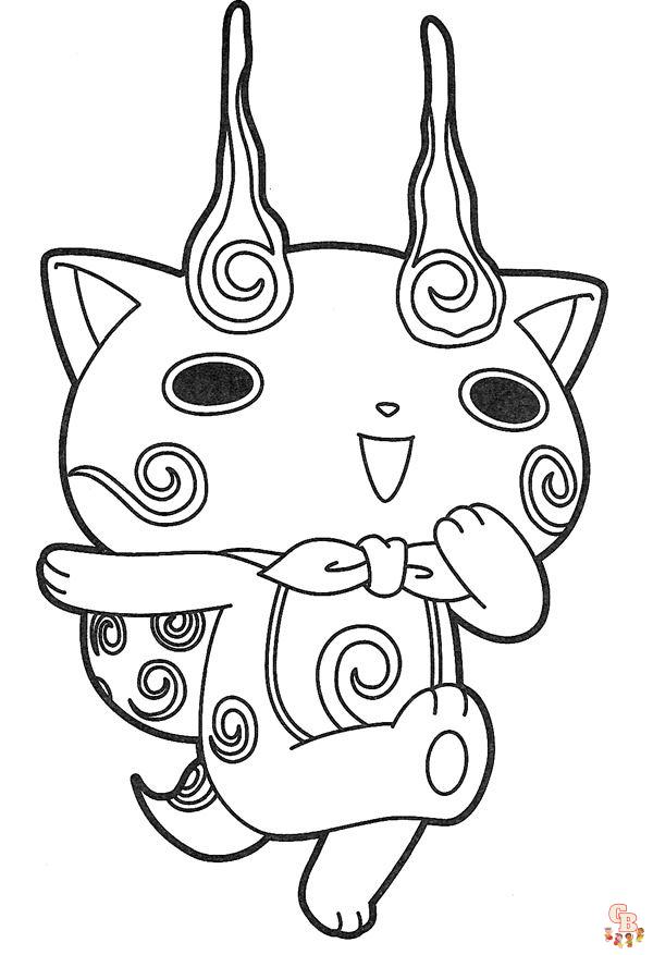 Coloriage Yokai Watch