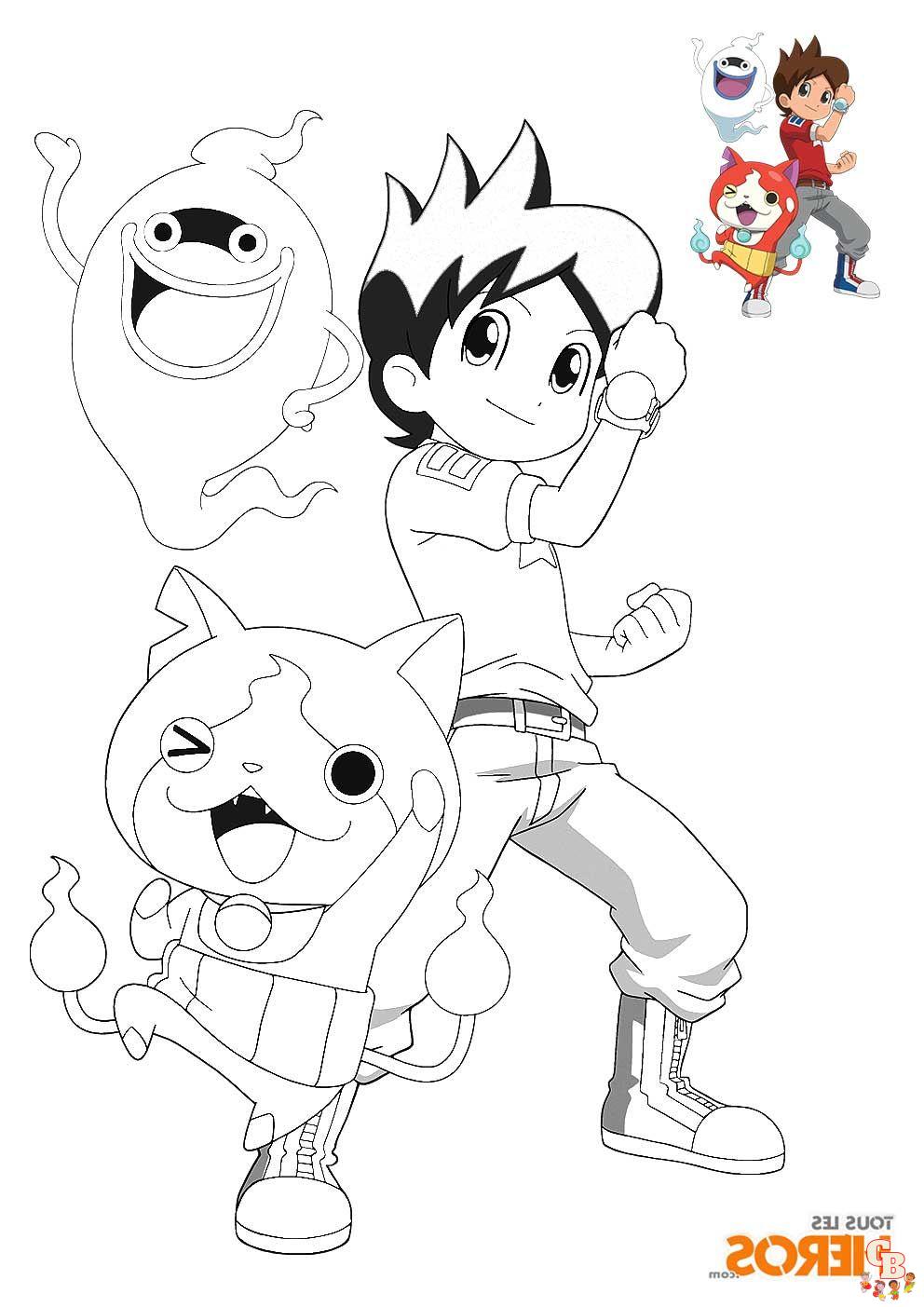 Coloriage Yokai Watch