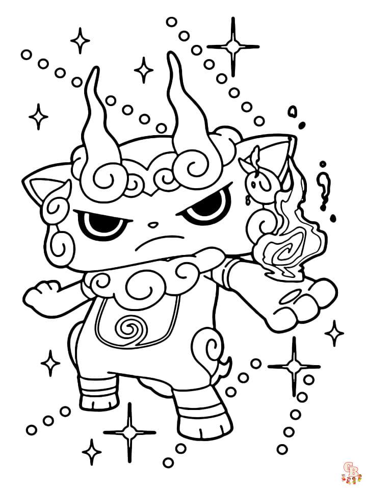 Coloriage Yokai Watch