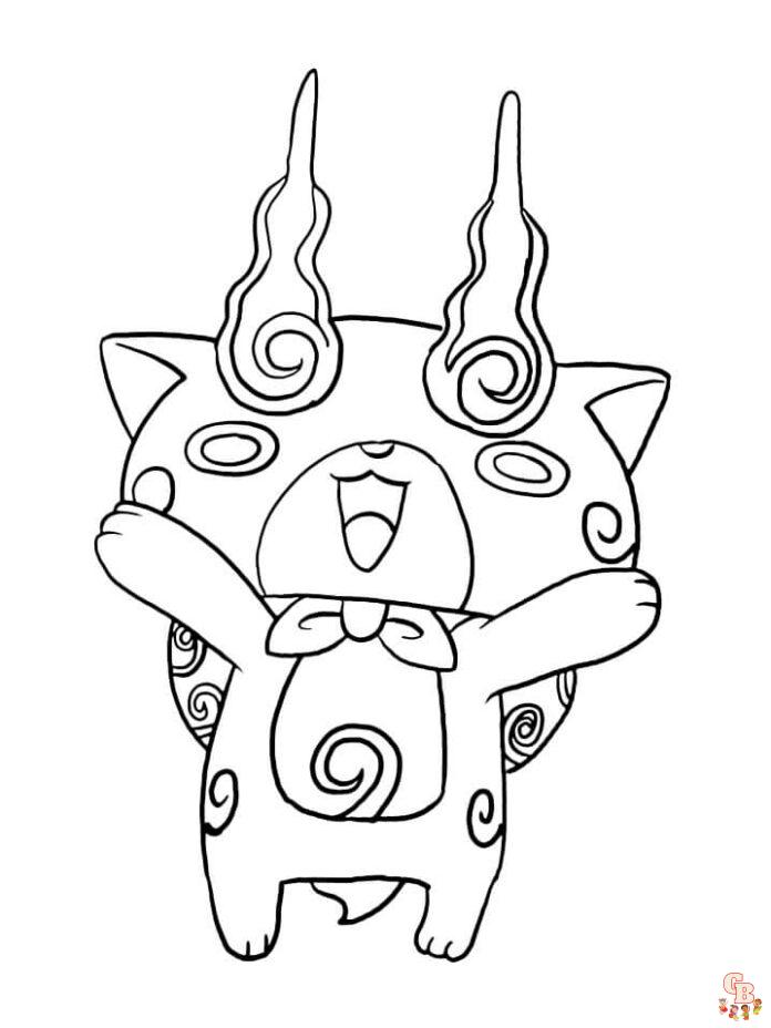 Coloriage Yokai Watch