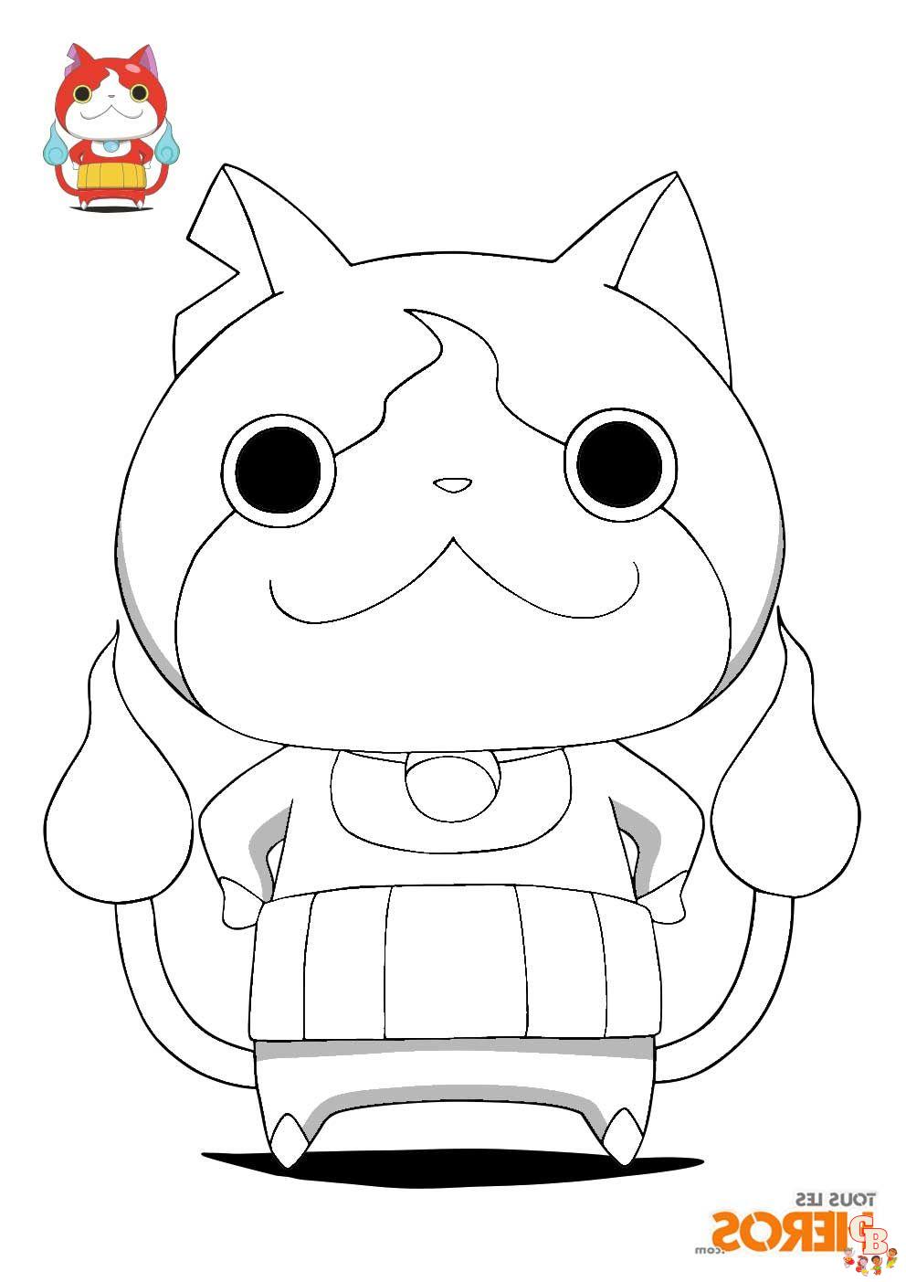 Coloriage Yokai Watch