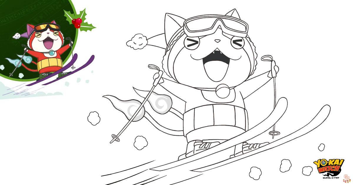 Coloriage Yokai Watch