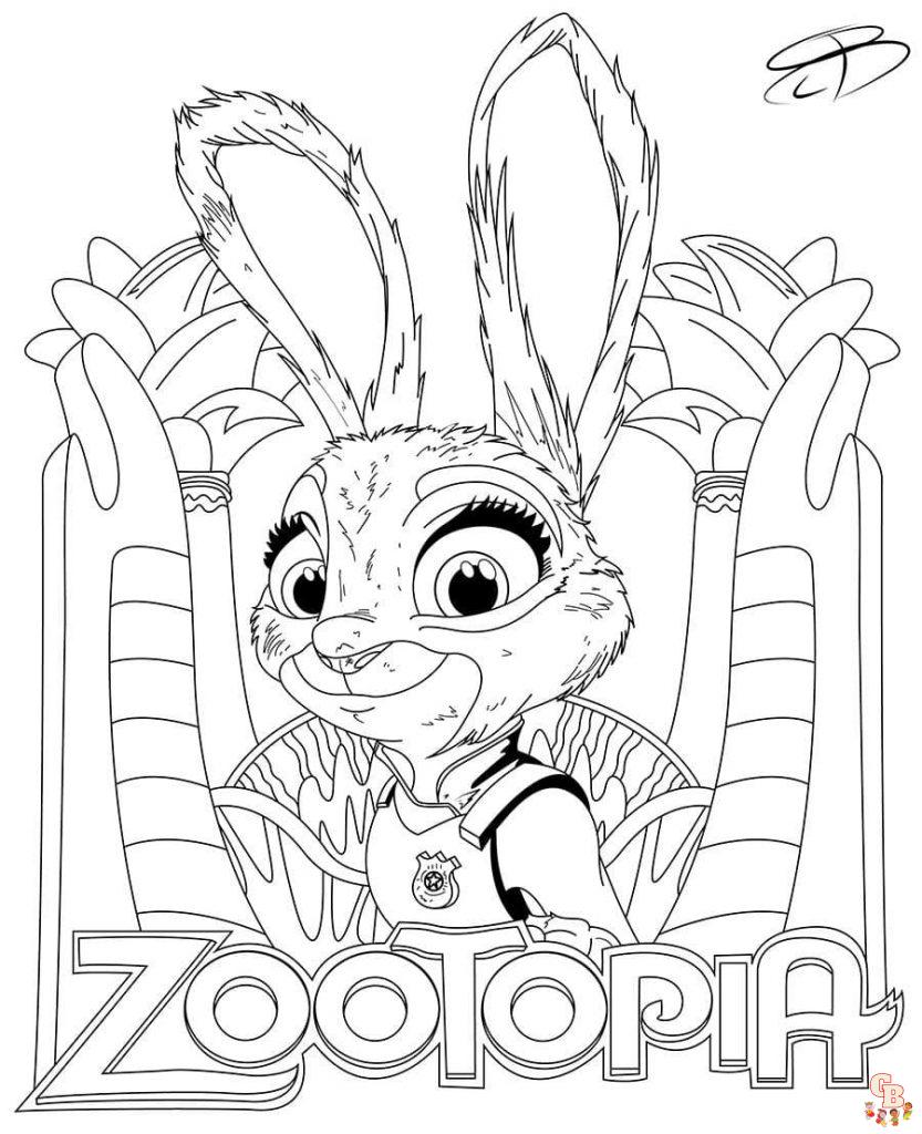 Coloriage Zootopie