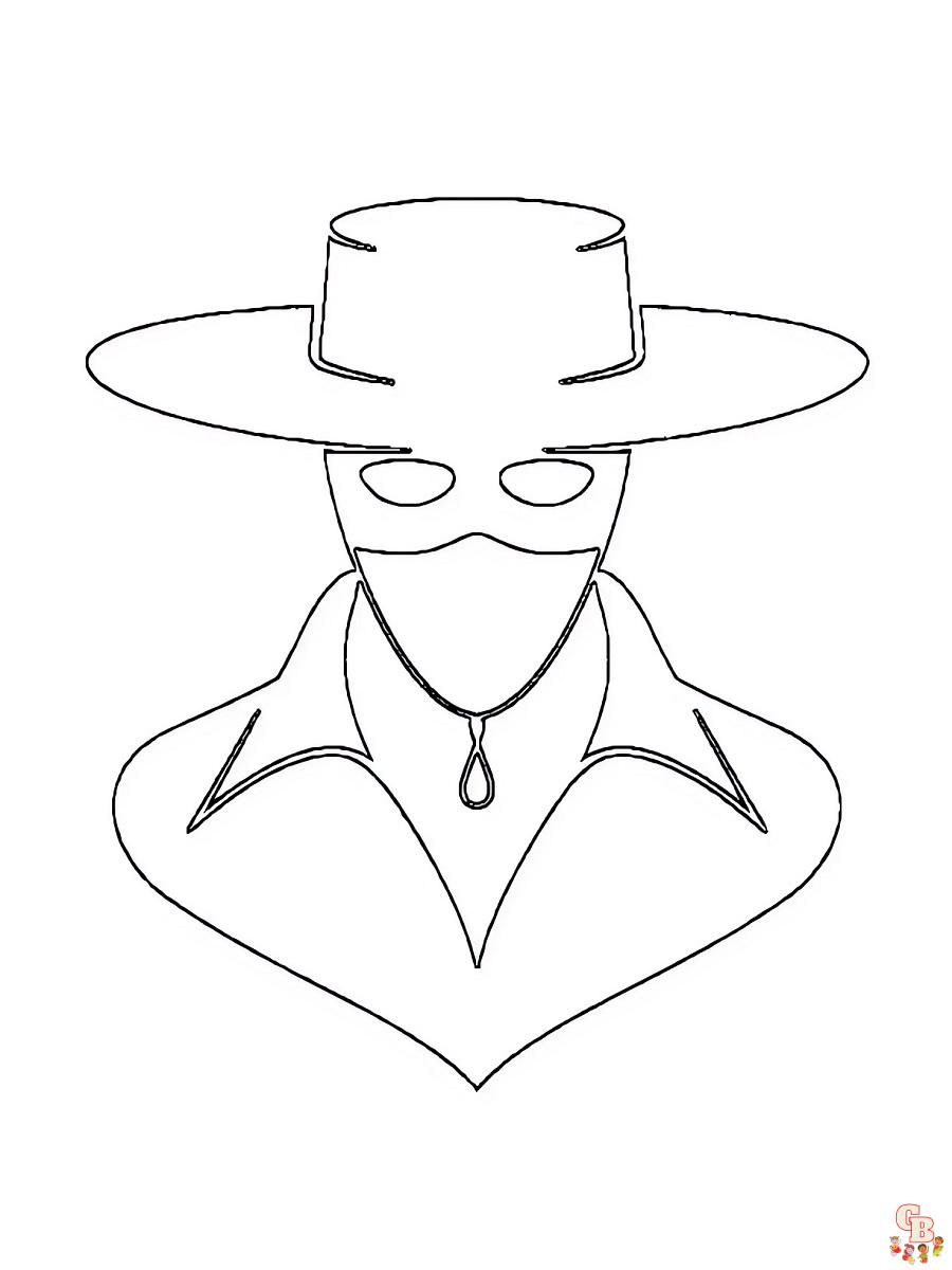 Coloriage Zorro