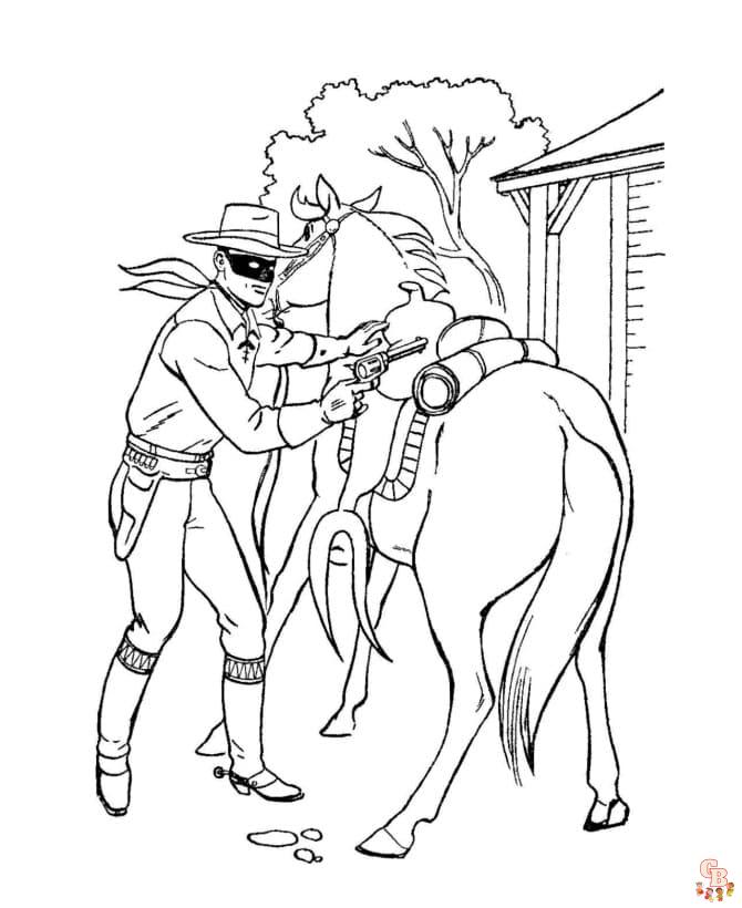 Coloriage Zorro