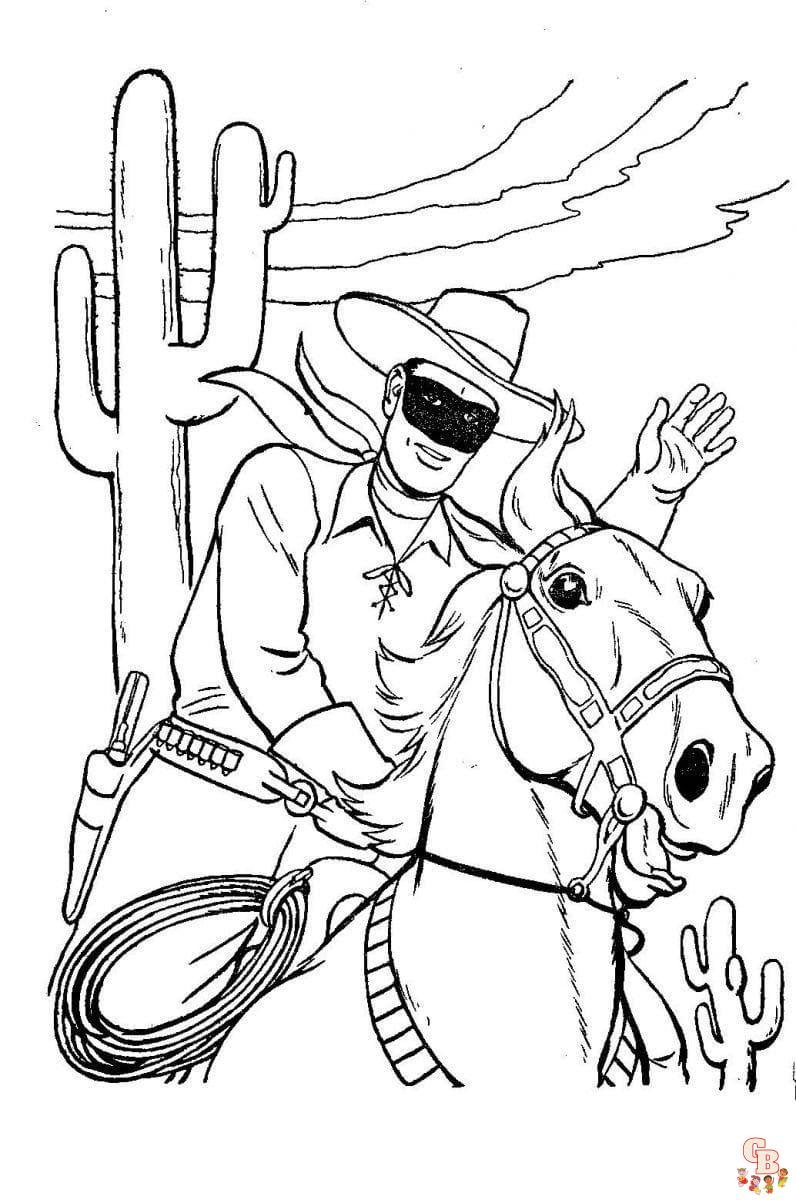 Coloriage Zorro