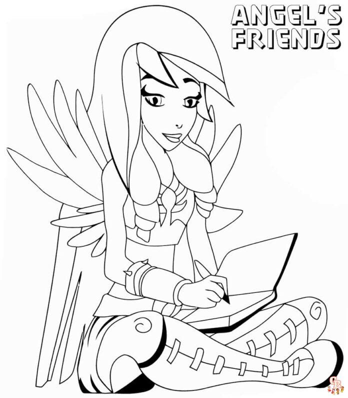 coloriage Angels Friends